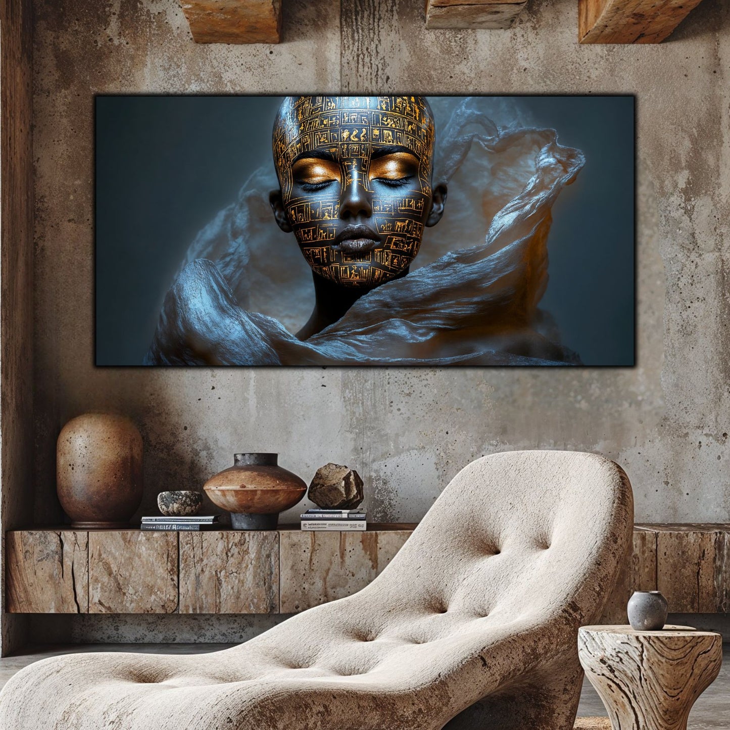 Tablou Sticla Securizata – Tablou Elegant pt Dormitor si Living - Dark StarDust No11