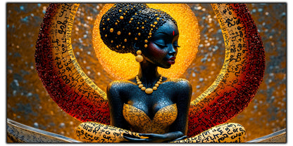 Tablou unicat din sticlă securizată Beyond Creation - No09