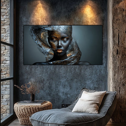 Tablou Sticla Securizata – Tablou Elegant pt Dormitor si Living - Dark StarDust No05