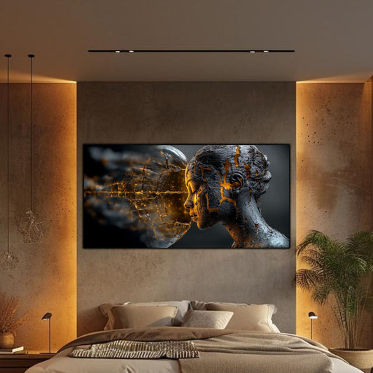 Tablou Sticla Securizata - Broken Mind 27