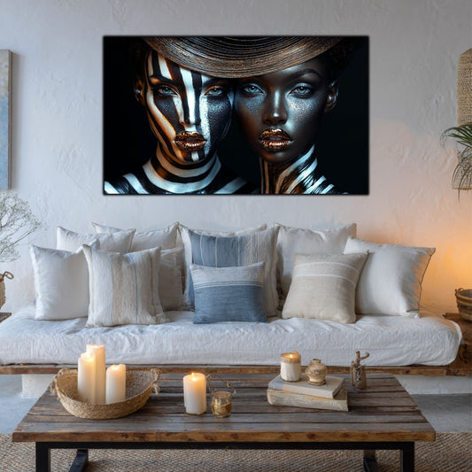 Dark Glow - Tablou Decorativ Contemporan si Abstract - NO08