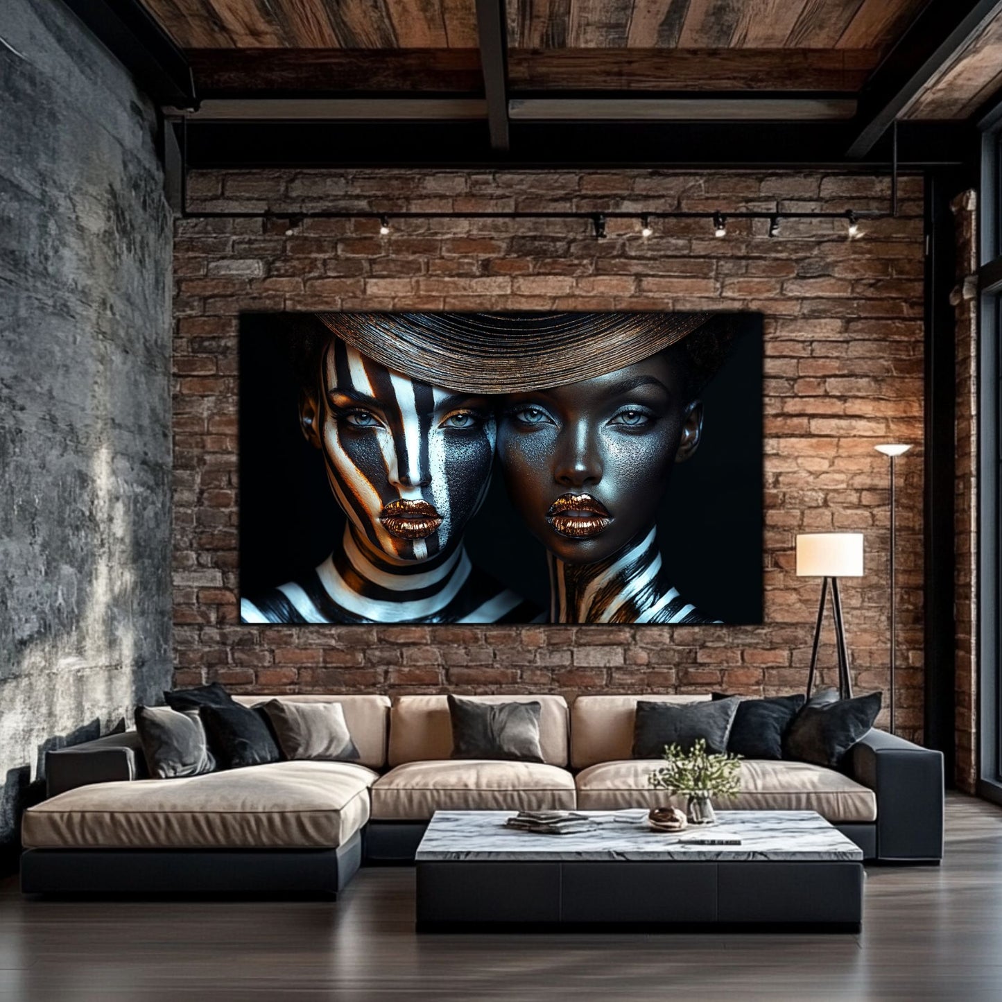 Dark Glow - Tablou Decorativ Contemporan si Abstract - NO08