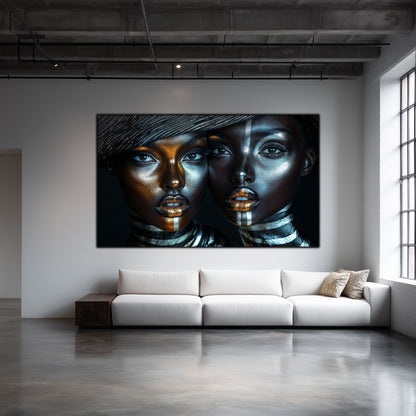 Dark Glow - Tablou Decorativ Contemporan si Abstract - NO18
