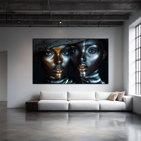 Dark Glow - Tablou Decorativ Contemporan si Abstract - NO18