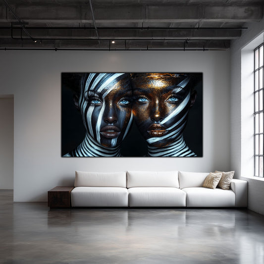 Dark Glow - Tablou Decorativ Contemporan si Abstract - NO05