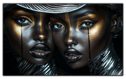 Dark Glow - Tablou Decorativ Contemporan si Abstract - NO19