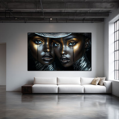 Dark Glow - Tablou Decorativ Contemporan si Abstract - NO19
