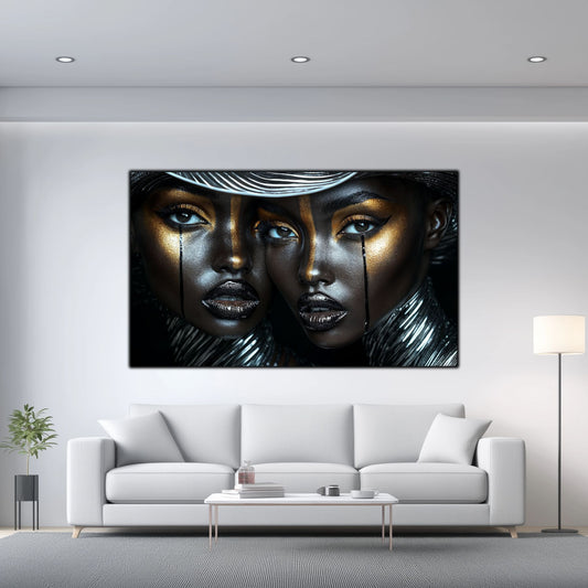 Dark Glow - Tablou Decorativ Contemporan si Abstract - NO19