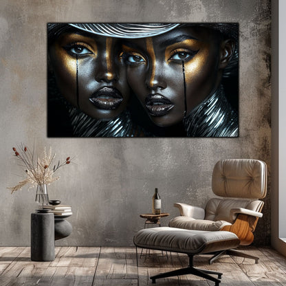 Dark Glow - Tablou Decorativ Contemporan si Abstract - NO19