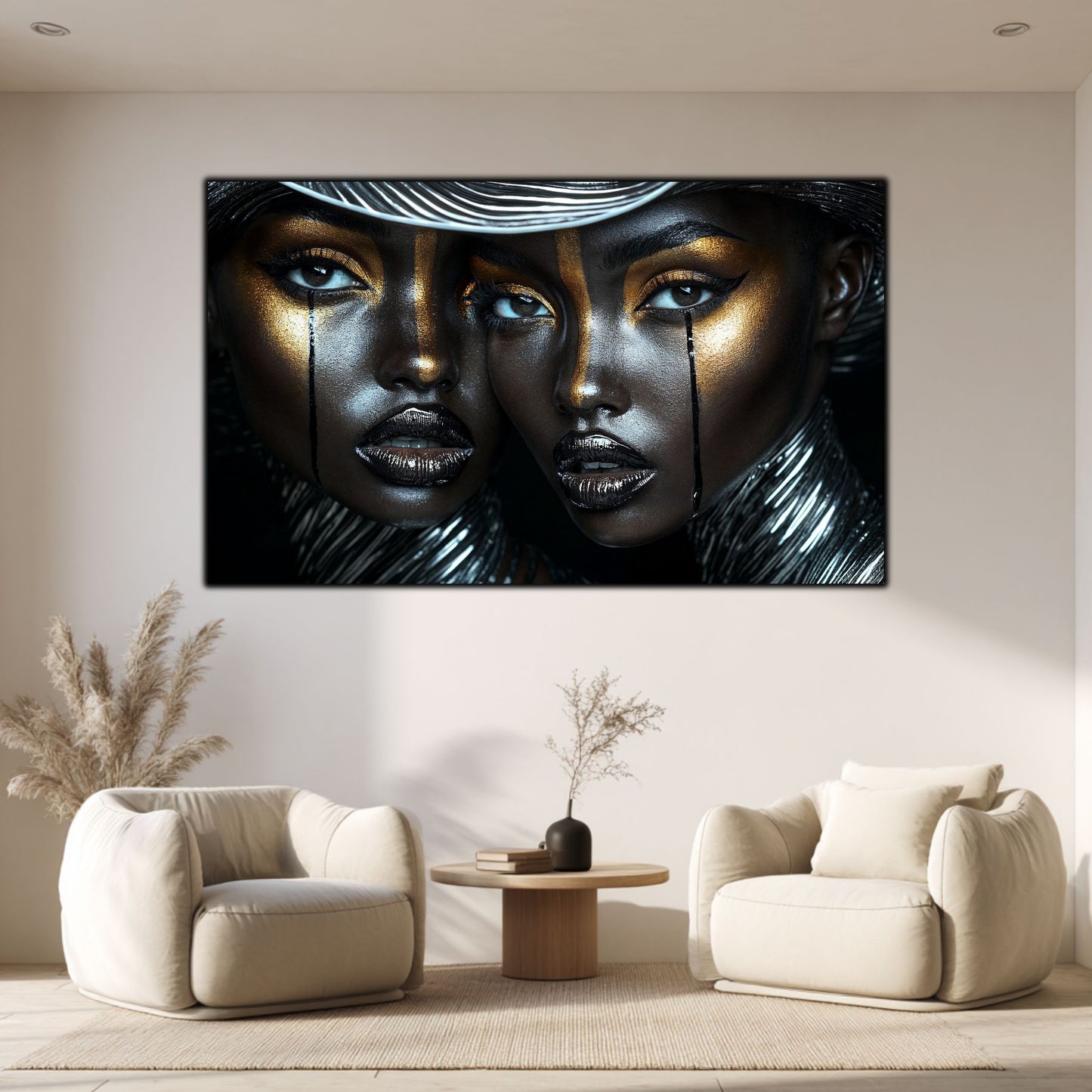 Dark Glow - Tablou Decorativ Contemporan si Abstract - NO19