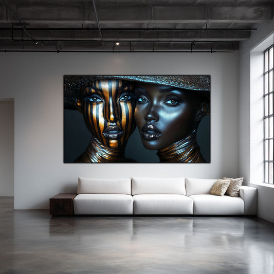 Dark Glow - Tablou Decorativ Contemporan si Abstract - NO20