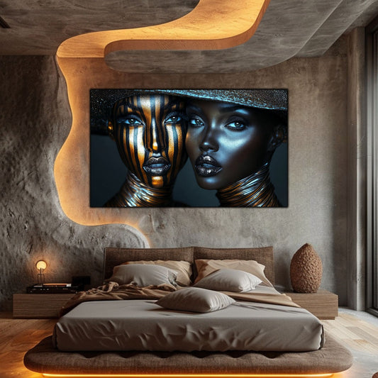 Dark Glow - Tablou Decorativ Contemporan si Abstract - NO20