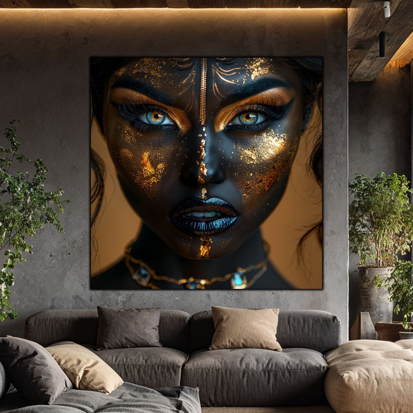 Tablou Sticla Securizata - Dark Zen - Reimagined12