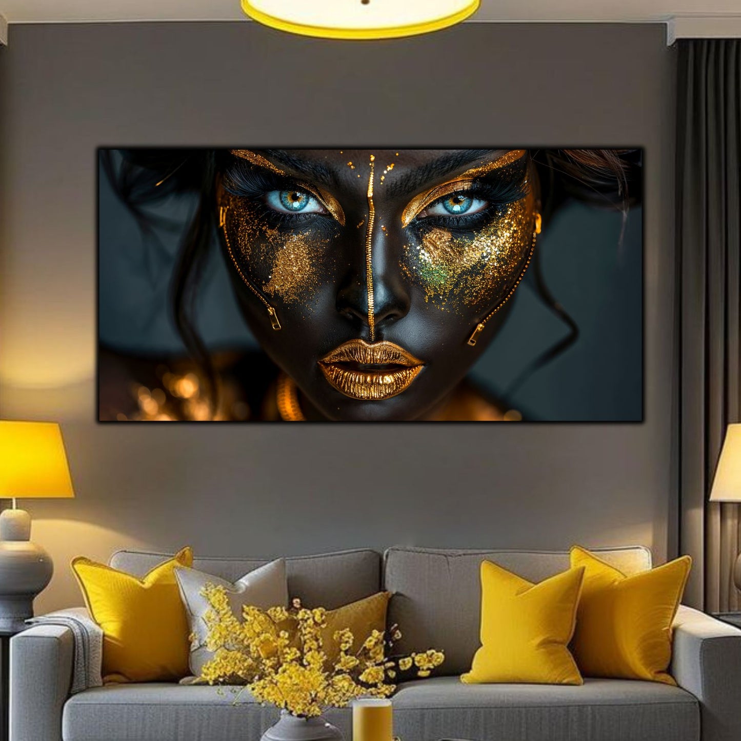 Tablou Sticla Securizata - Dark Zen Reimagined 01