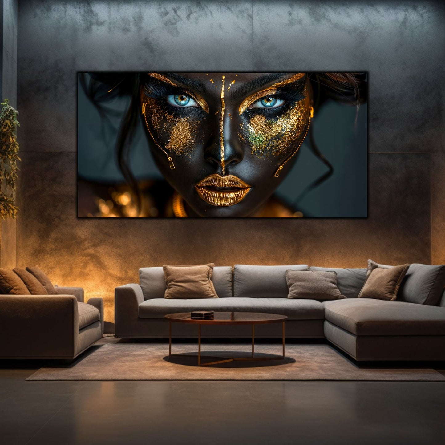 Tablou Sticla Securizata - Dark Zen Reimagined 01