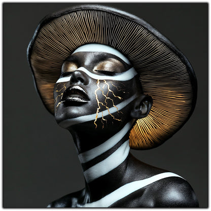 Dark Glow - Tablouri moderne pe sticlă securizată pentru living contemporan