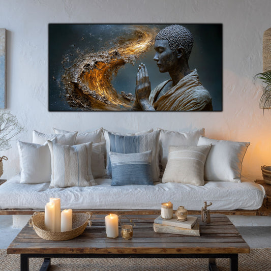 Tablou Decorativ pe Sticla Securizata – Ideal pt Dormitor si Living - Beyond Stardust No01