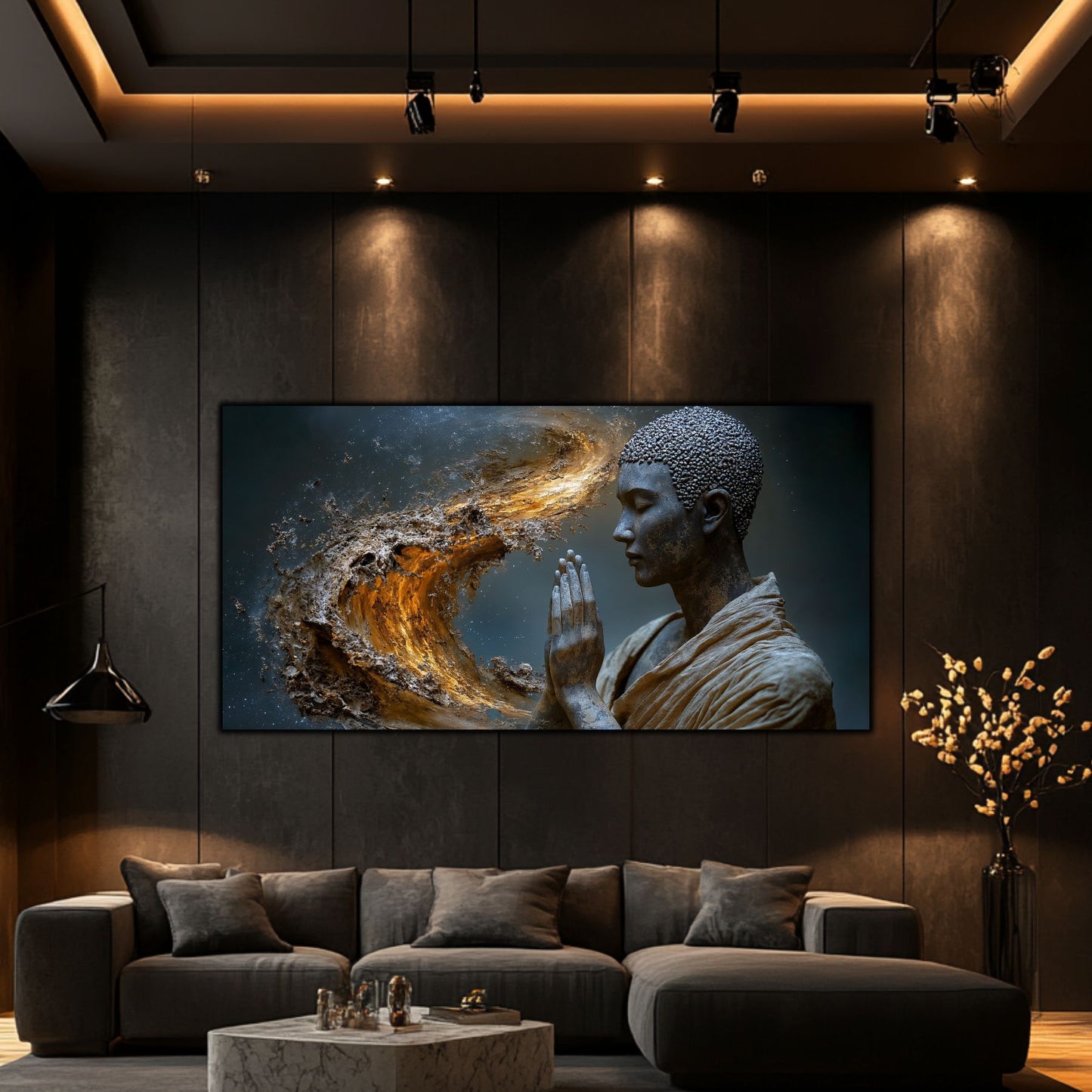 Tablou Decorativ pe Sticla Securizata – Ideal pt Dormitor si Living - Beyond Stardust No01