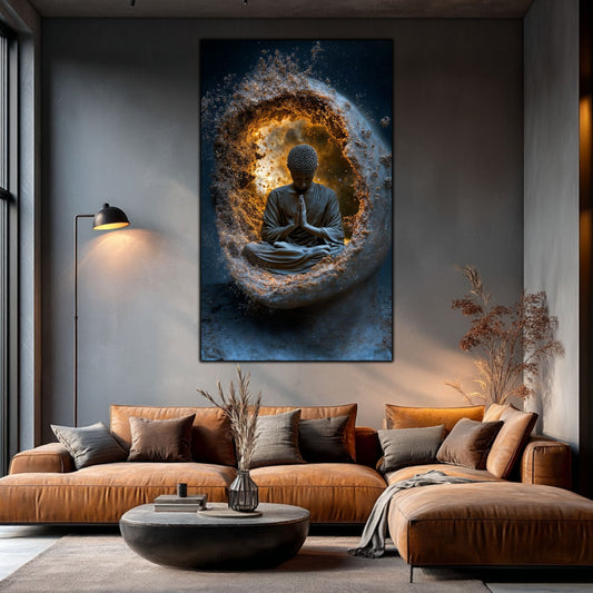 Tablou Decorativ pe Sticla Securizata – Ideal pt Dormitor si Living - Beyond Stardust No07