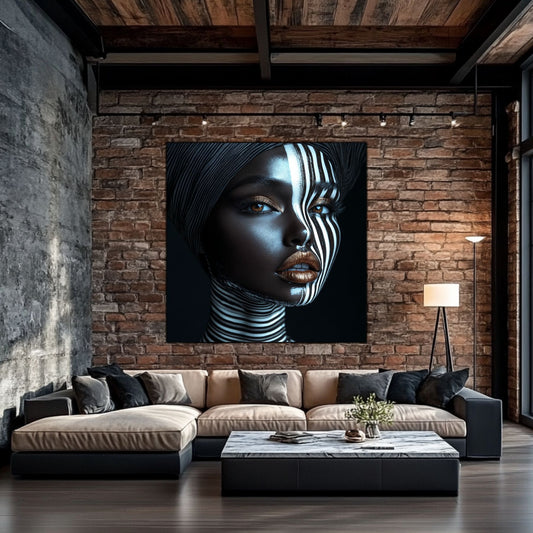 Dark Glow - Tablou Decorativ pt Peretele Livingului Modern - NO01
