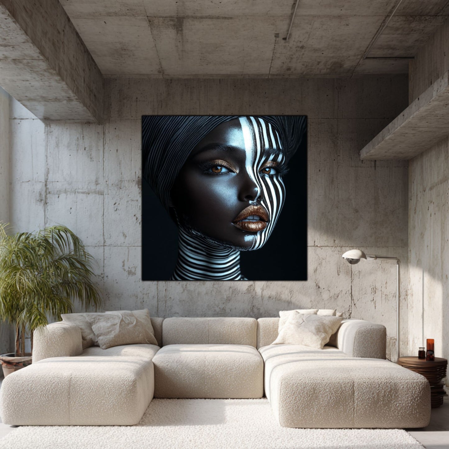 Dark Glow - Tablou Decorativ pt Peretele Livingului Modern - NO01