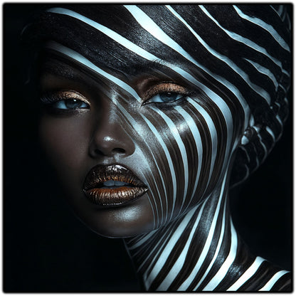 Dark Glow - Tablou Decorativ pt Peretele Livingului Modern - NO03