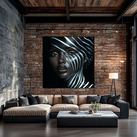 Dark Glow - Tablou Decorativ pt Peretele Livingului Modern - NO03