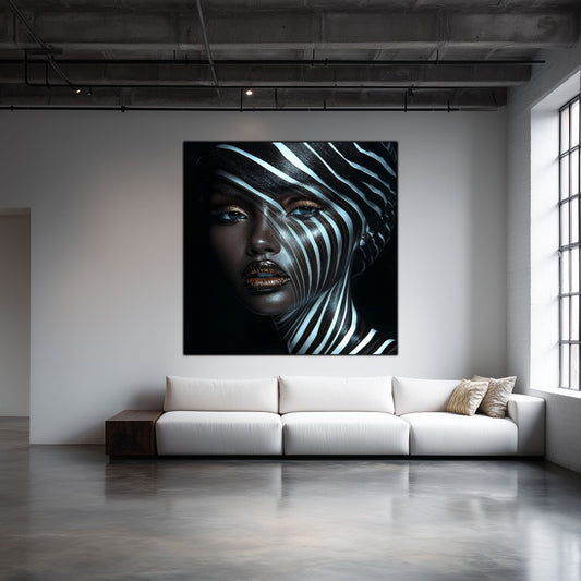 Dark Glow - Tablou Decorativ pt Peretele Livingului Modern - NO03