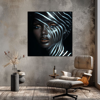 Dark Glow - Tablou Decorativ pt Peretele Livingului Modern - NO03