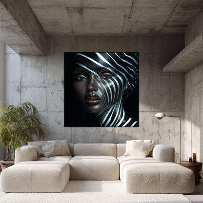 Dark Glow - Tablou Decorativ pt Peretele Livingului Modern - NO03