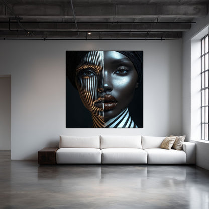 Dark Glow - Tablou Decorativ pt Peretele Livingului Modern - NO04