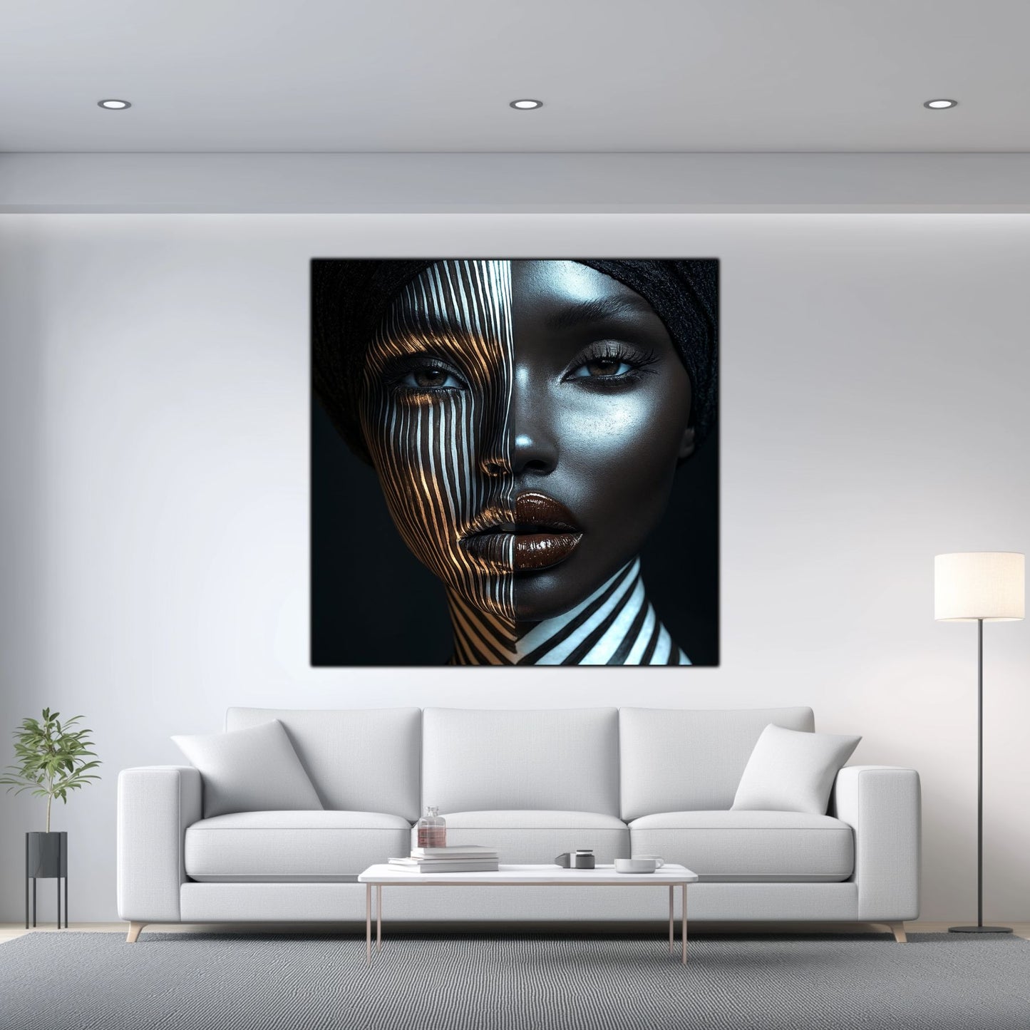 Dark Glow - Tablou Decorativ pt Peretele Livingului Modern - NO04