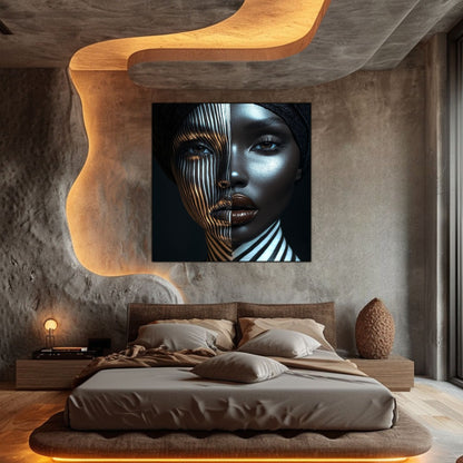Dark Glow - Tablou Decorativ pt Peretele Livingului Modern - NO04