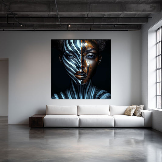 Dark Glow - Tablou Decorativ pt Peretele Livingului Modern - NO06