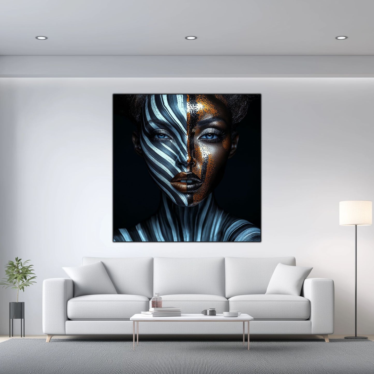 Dark Glow - Tablou Decorativ pt Peretele Livingului Modern - NO06