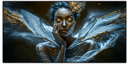 Beyond Meditation - Tablouri moderne pe sticla securizata pentru living contemporan NO01