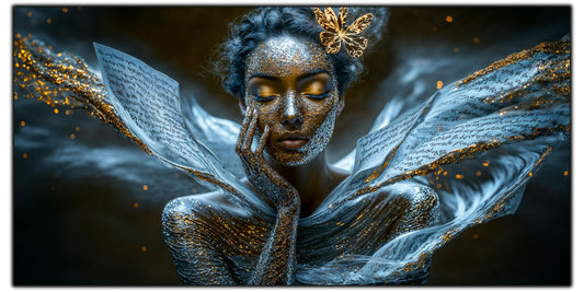 Beyond Meditation - Tablouri moderne pe sticla securizata pentru living contemporan NO01