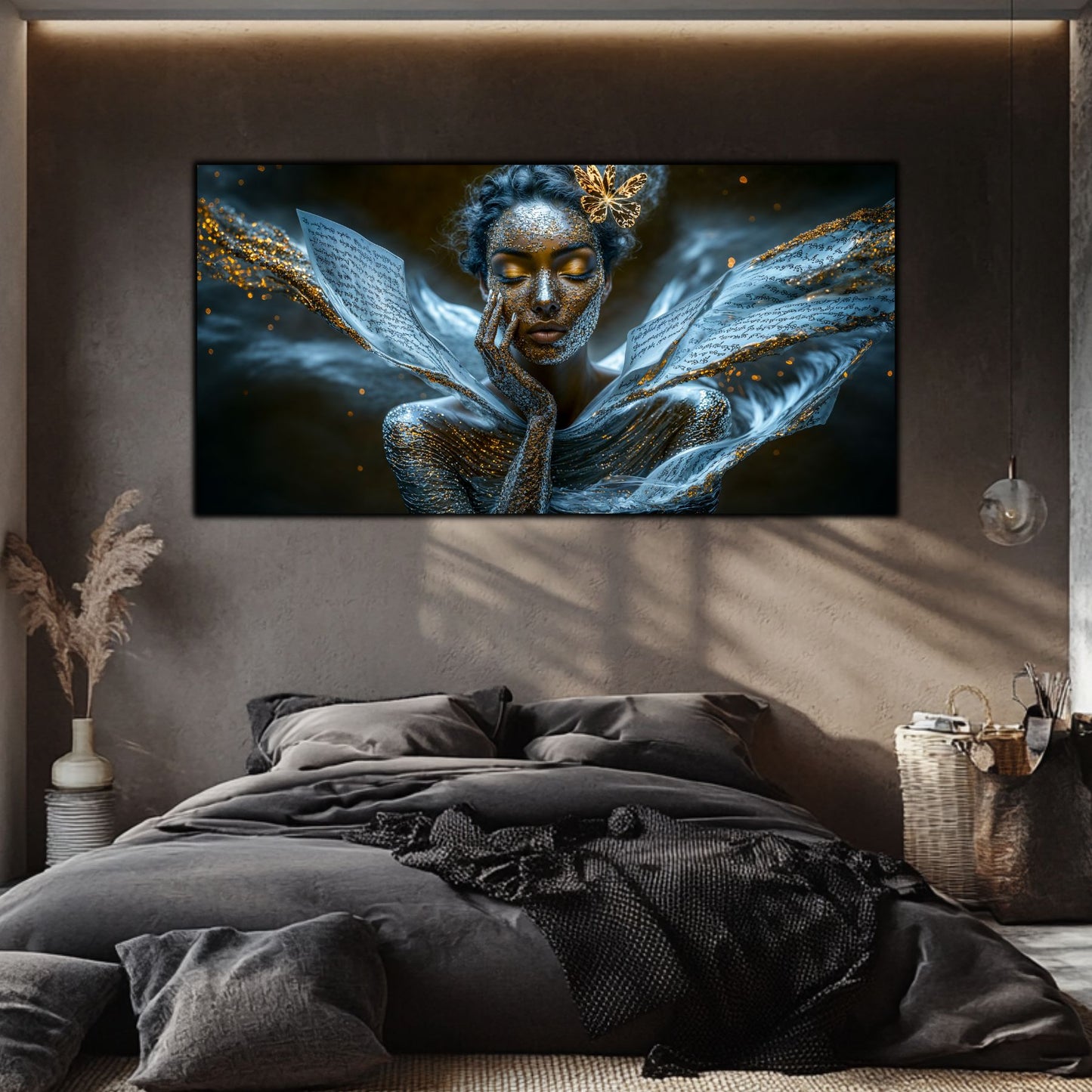 Beyond Meditation - Tablouri moderne pe sticla securizata pentru living contemporan NO01