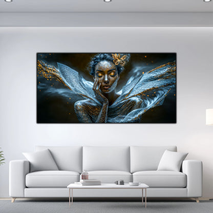 Beyond Meditation - Tablouri moderne pe sticla securizata pentru living contemporan NO01