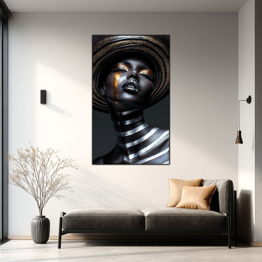 Dark Glow - Tablou Elegant pentru Living Modern - Tablou din Sticla