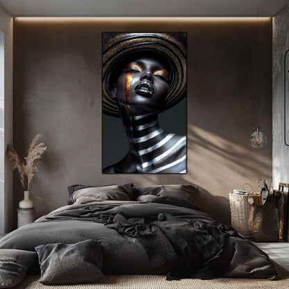 Dark Glow - Tablou Elegant pentru Living Modern - Tablou din Sticla