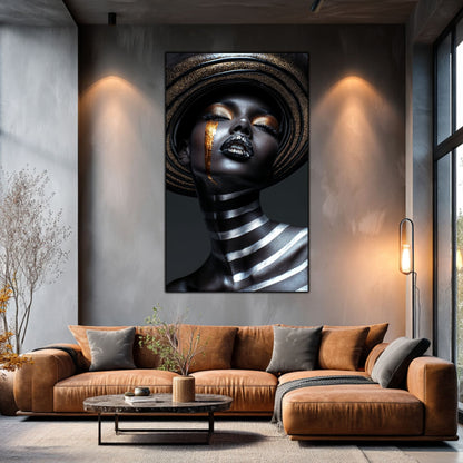 Dark Glow - Tablou Elegant pentru Living Modern - Tablou din Sticla