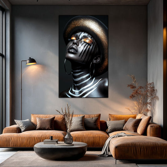 Dark Glow - Tablou Elegant pentru Living Modern - Tablou din Sticla