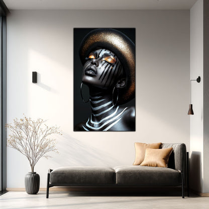 Dark Glow - Tablou Elegant pentru Living Modern - Tablou din Sticla
