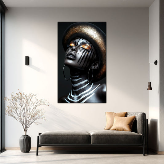 Dark Glow - Tablou Elegant pentru Living Modern - Tablou din Sticla
