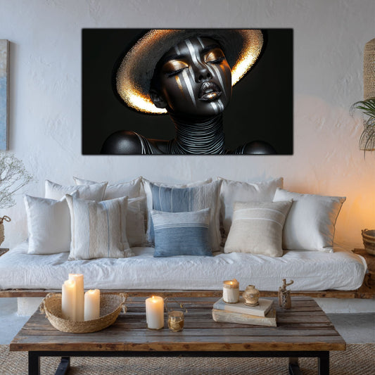 Dark Glow - Tablou elegant pentru living modern - Decor Contemporan Abstract
