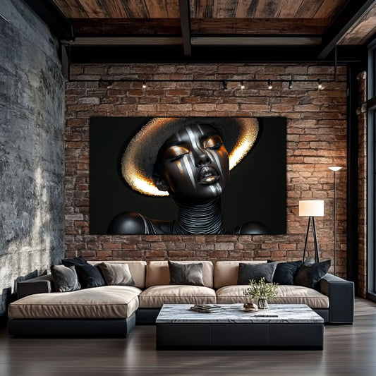 Dark Glow - Tablou elegant pentru living modern - Decor Contemporan Abstract