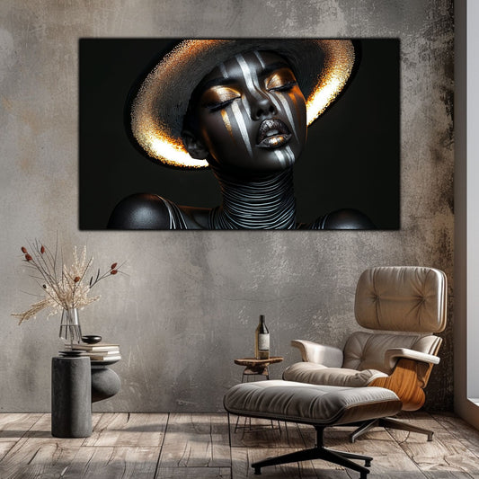 Dark Glow - Tablou elegant pentru living modern - Decor Contemporan Abstract