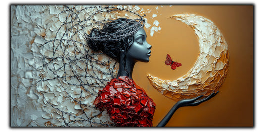 Thorned Beauty - Tablou Sticla Securizata - no09