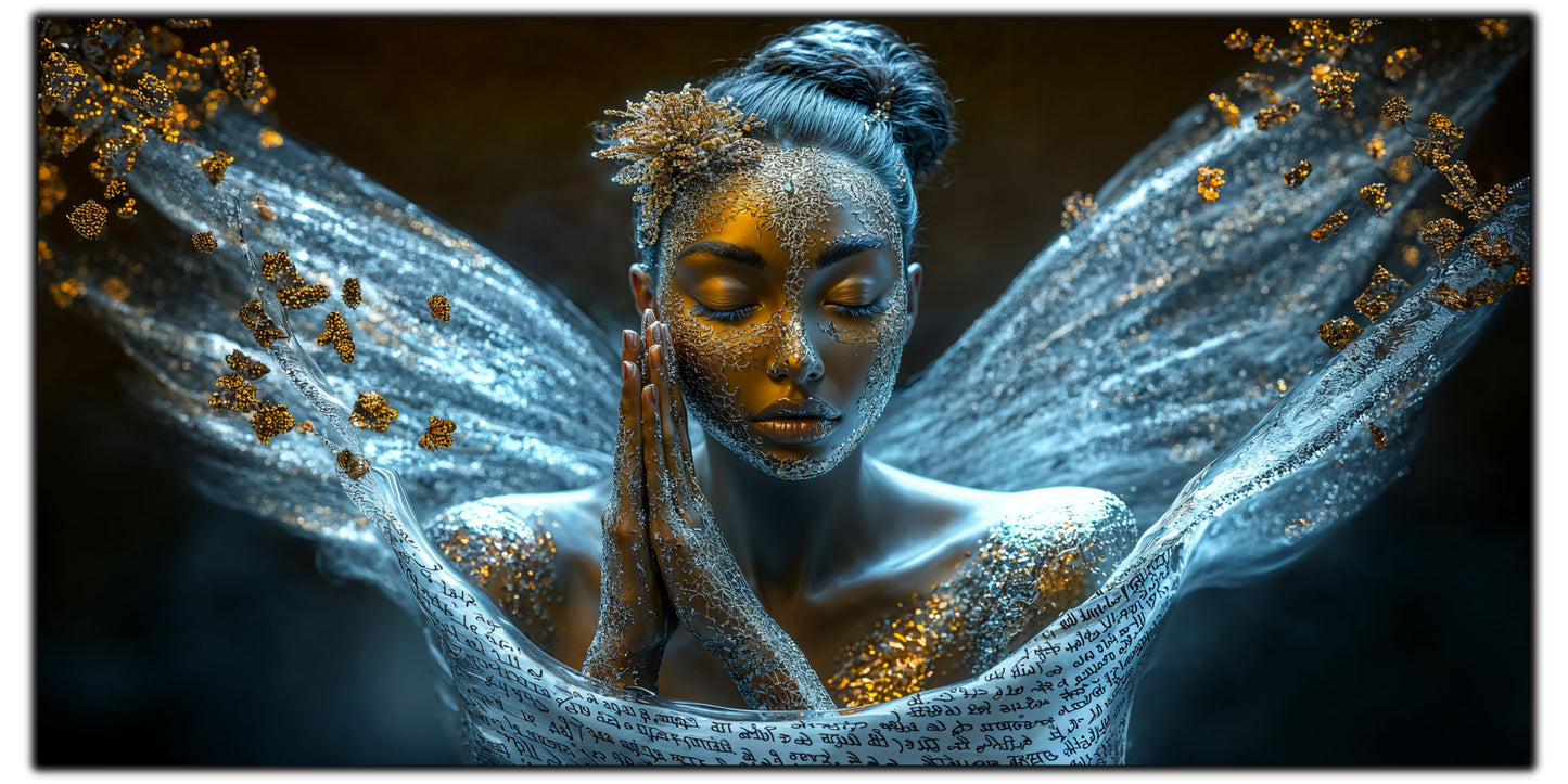 Beyond Meditation - Tablouri moderne pe sticla securizata pentru living contemporan NO03